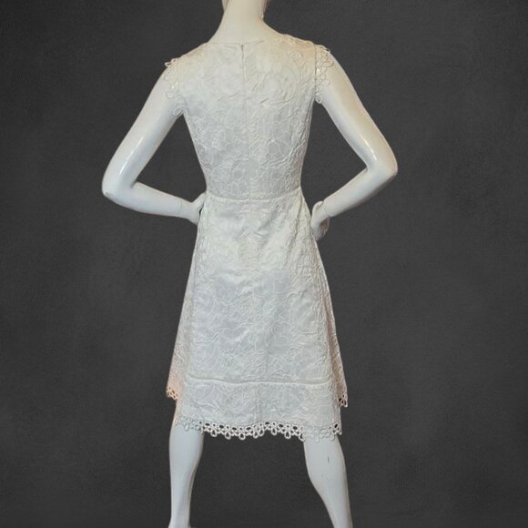 ANTONIO MELANI Lace Dress sz 8 Easter Spring Wedding Shower - Picture 5 of 9